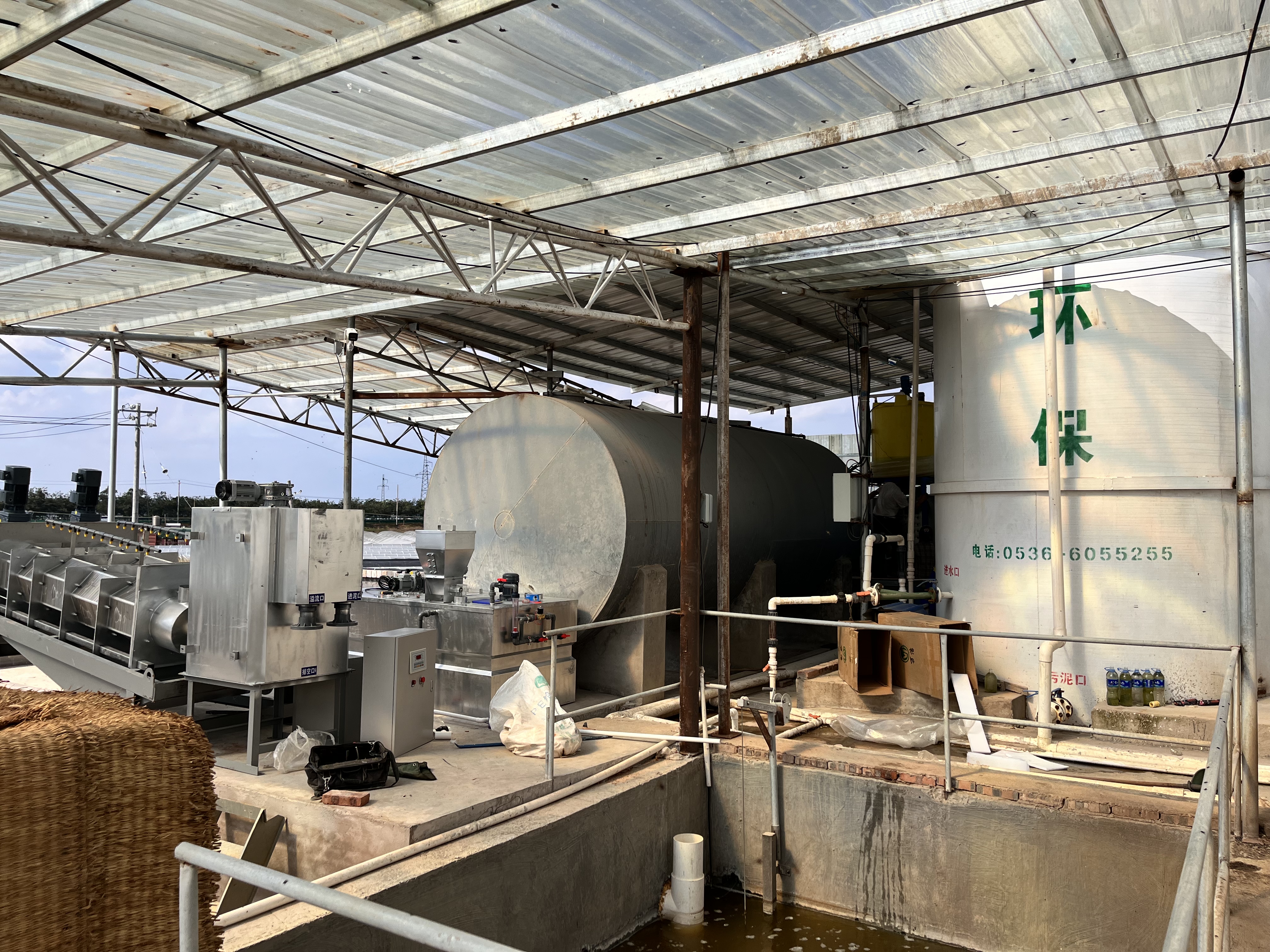 尾菜加工廢水能不能用疊螺機？云南尾菜加工新增402型疊螺機